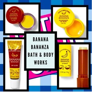 NEW: BANANA BANANZA Lip Care Set Bath & Body Works #1